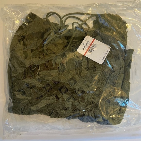 Free People Adella Cami Olive Sparrow Green Size XS - Picture 3 of 5